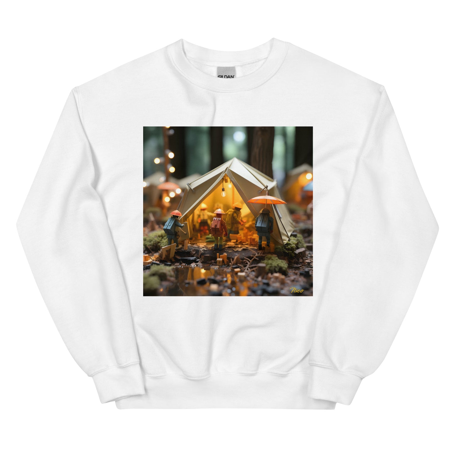 Camping In The Rain Series Print #5 - Unisex Sweatshirt