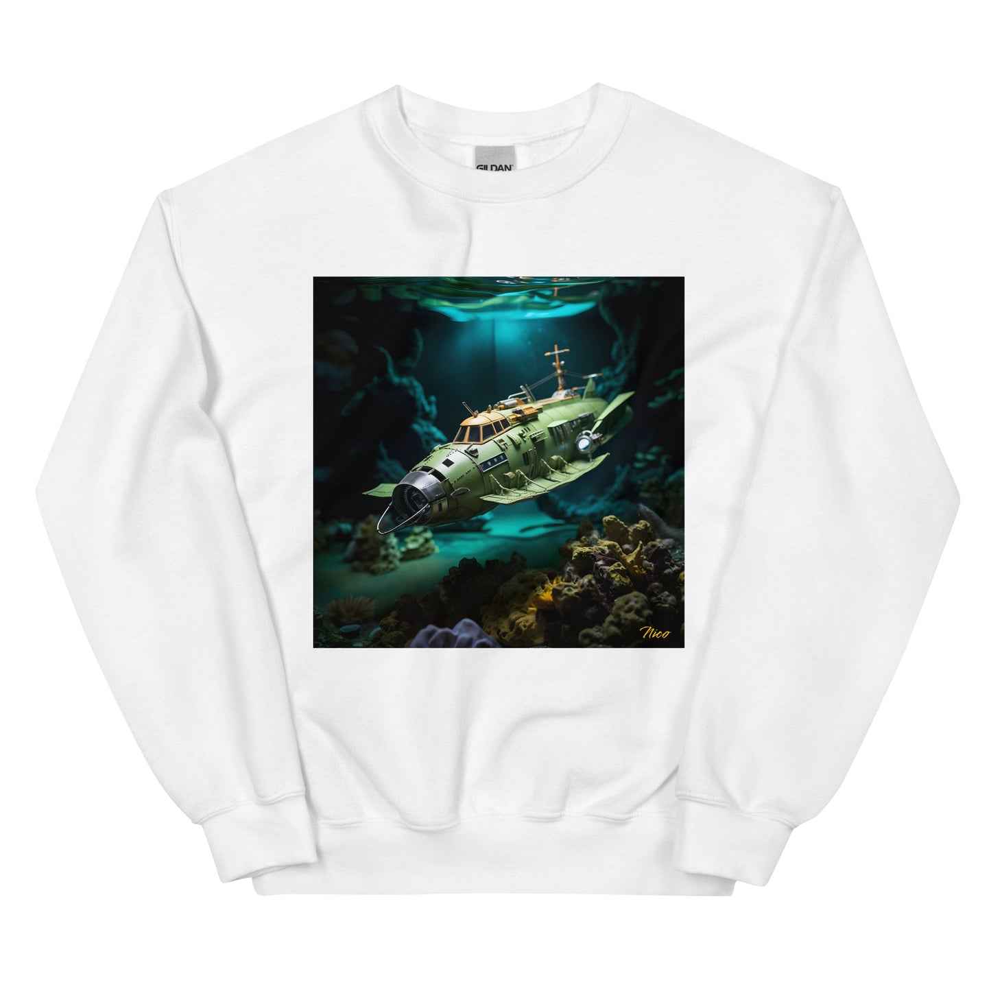 20,000 Leagues Under The Sea Series Print #10 - Unisex Sweatshirt