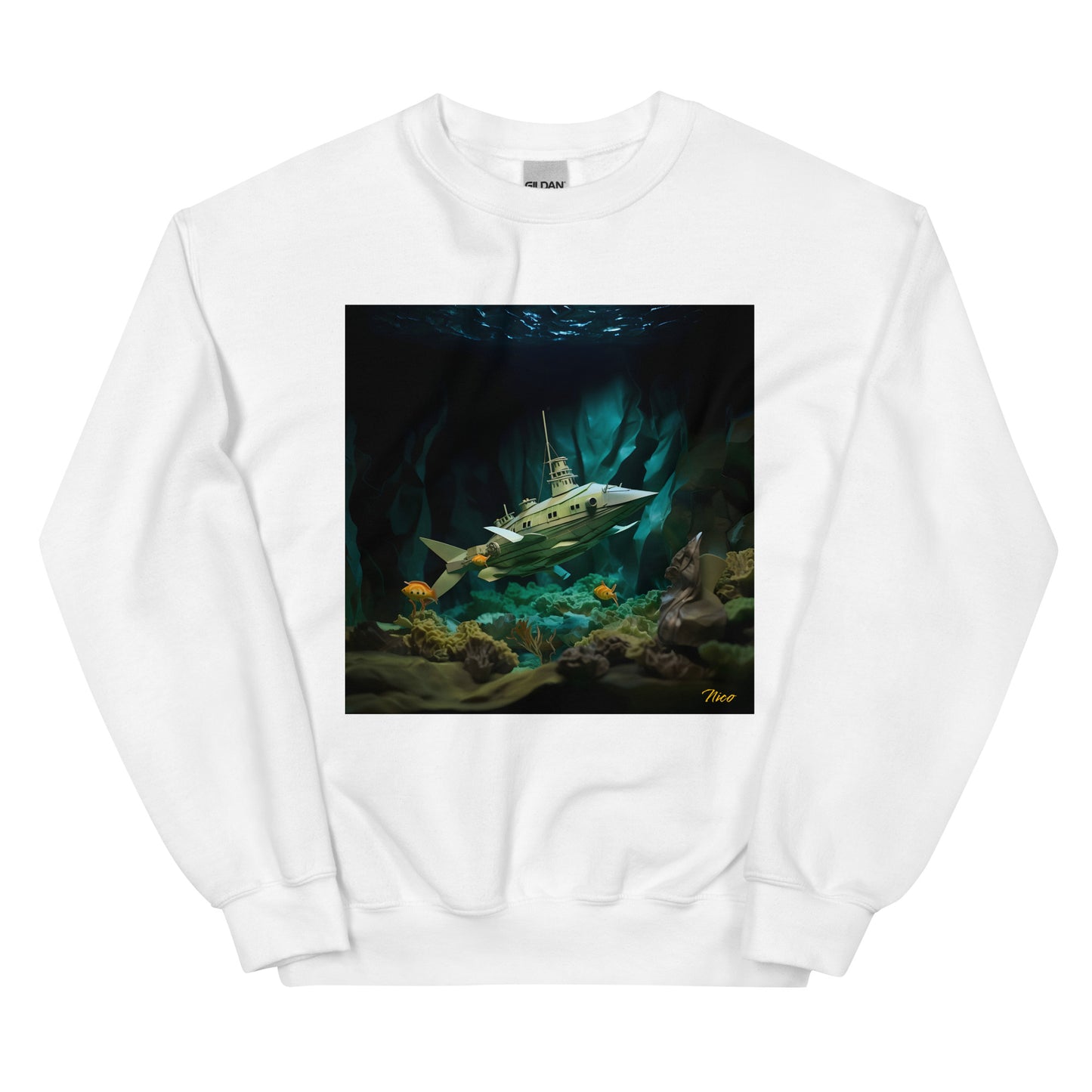 20,000 Leagues Under The Sea Series Print #8 - Unisex Sweatshirt