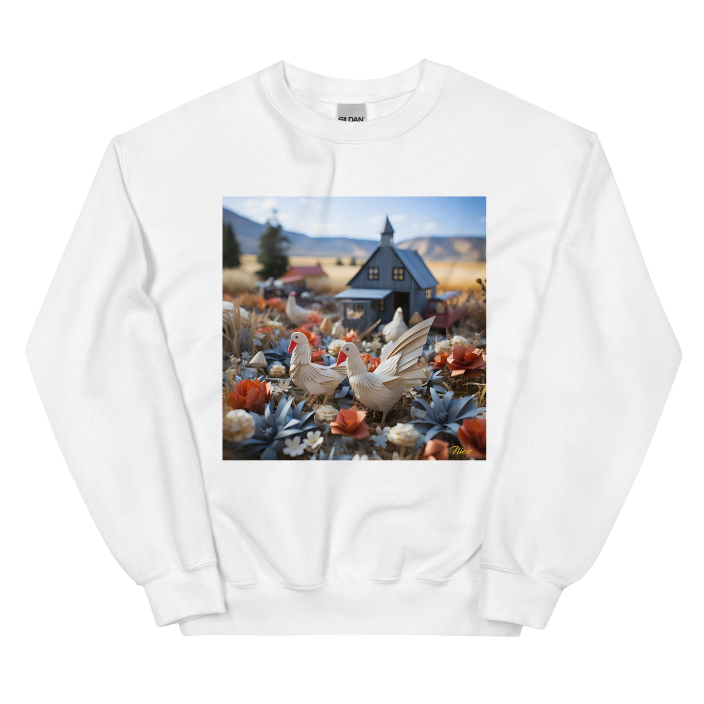 Meadow By The Farm Series Print #6 - Unisex Sweatshirt