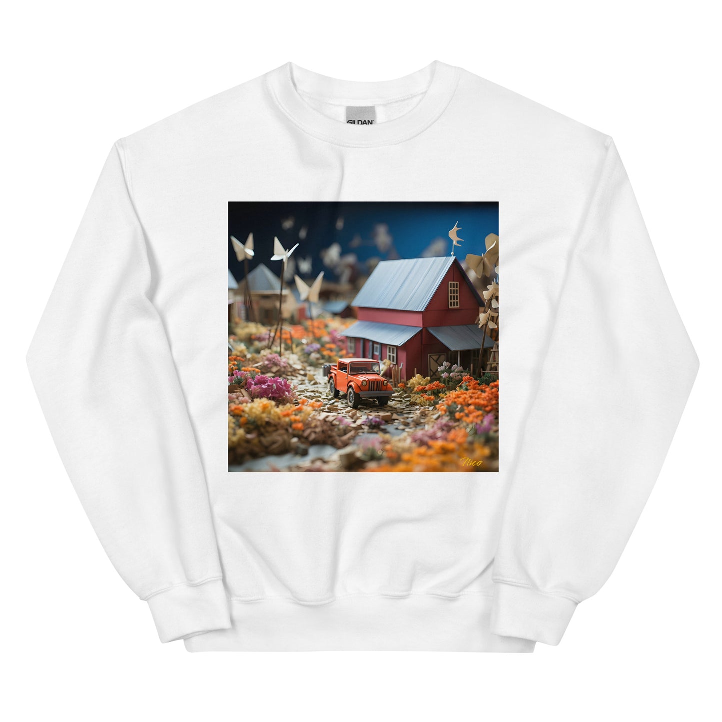 Meadow By The Farm Series Print #3 - Unisex Sweatshirt