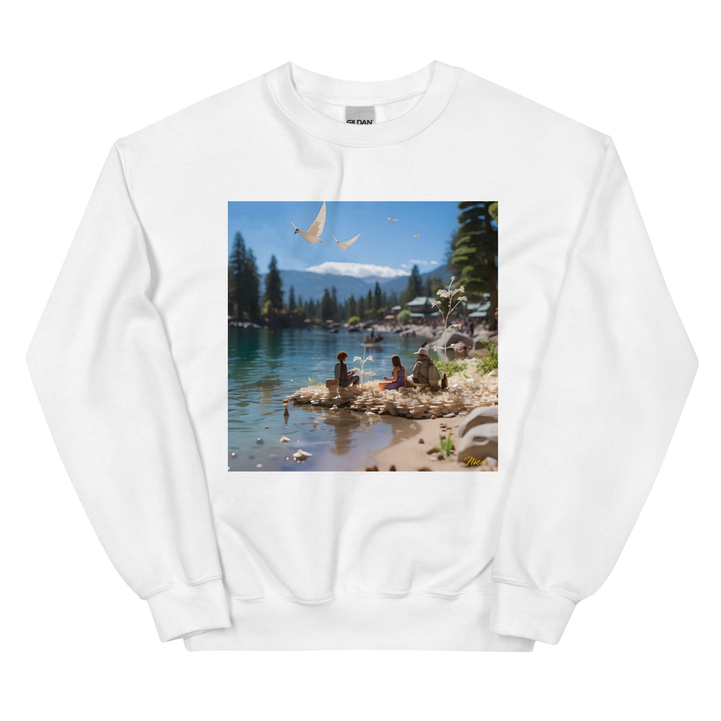 Mountain Lake Series Print #7 - Unisex Sweatshirt