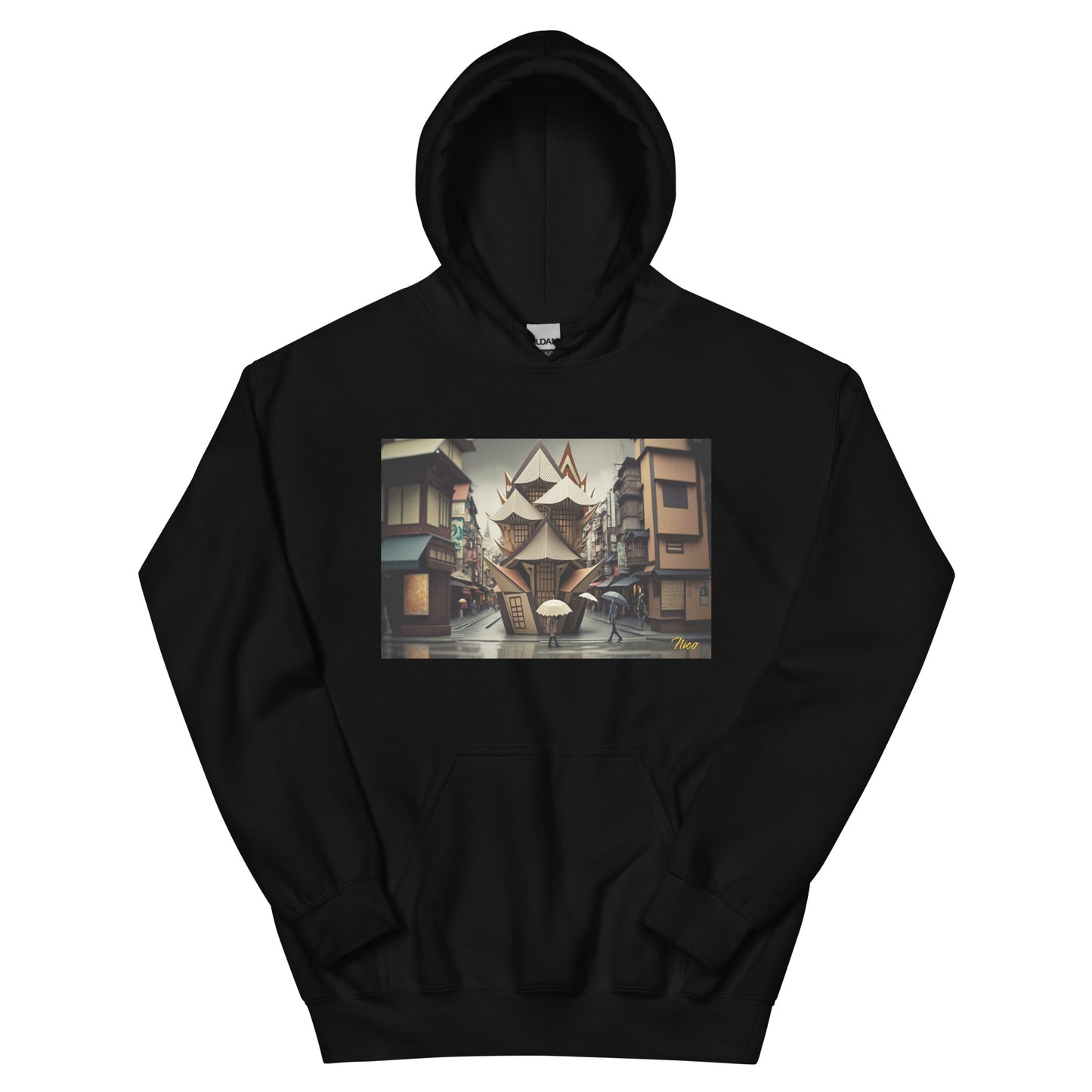 Oriental Rain Series Print #10 - Unisex Hoodie