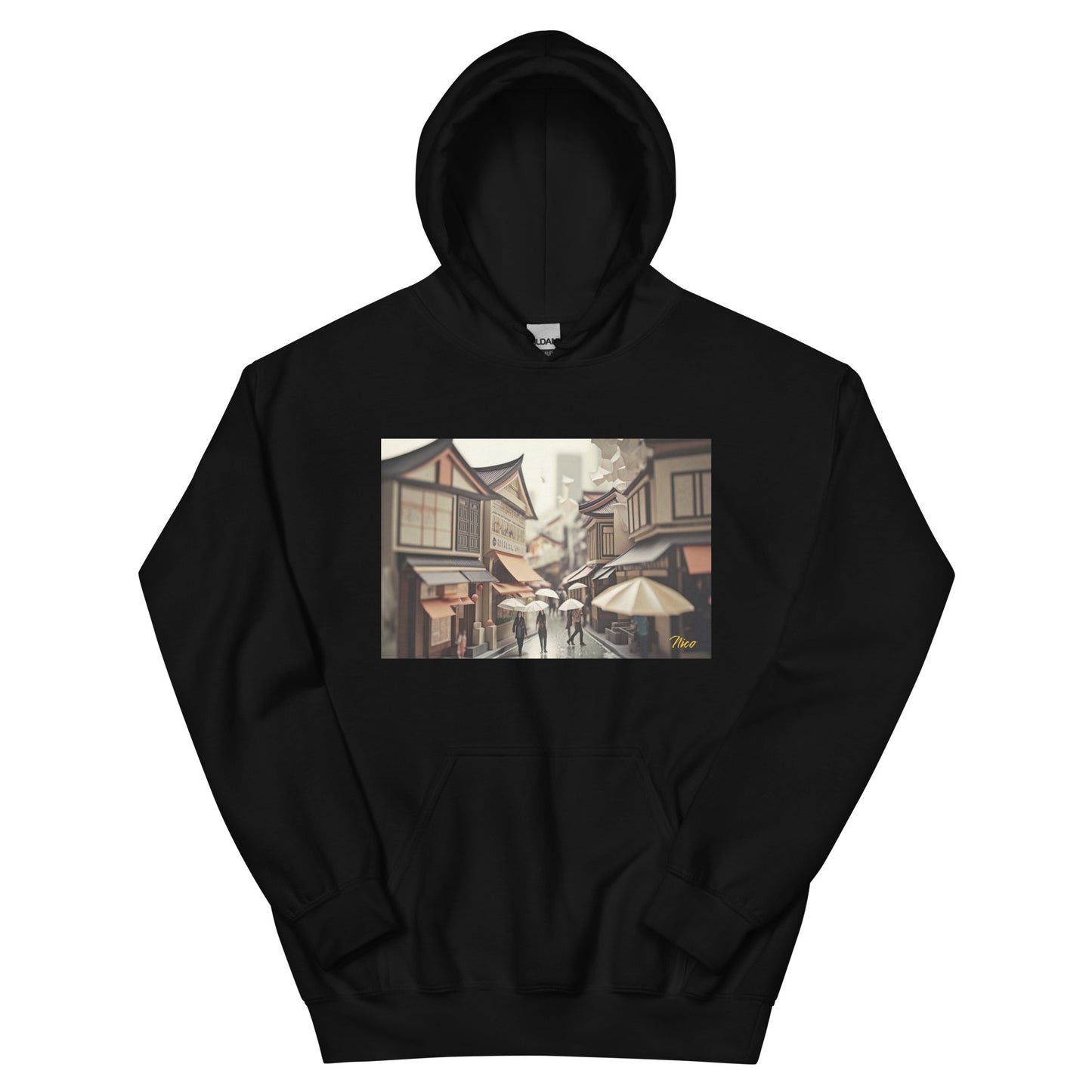 Oriental Rain Series Print #7 - Unisex Hoodie