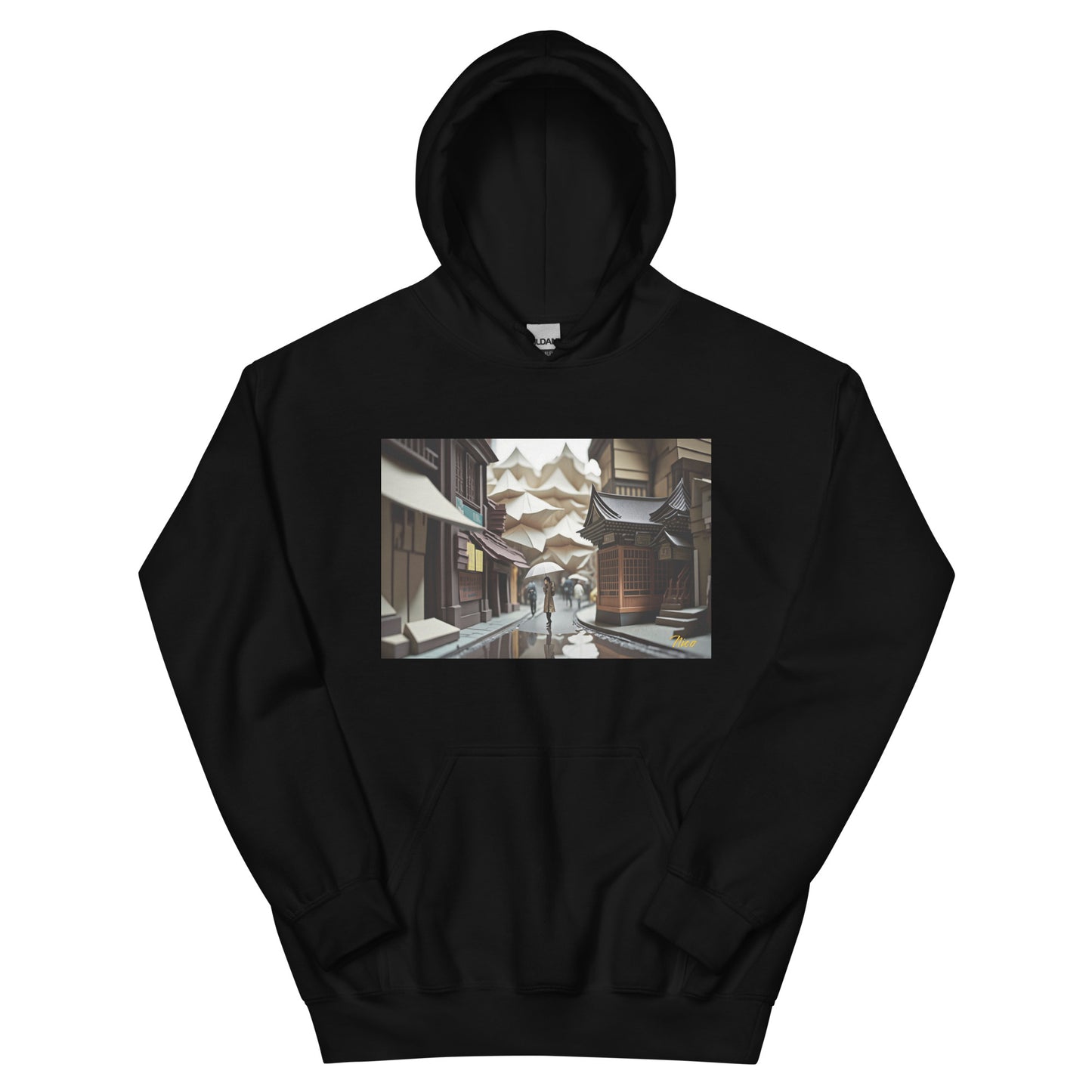 Oriental Rain Series Print #6 - Unisex Hoodie