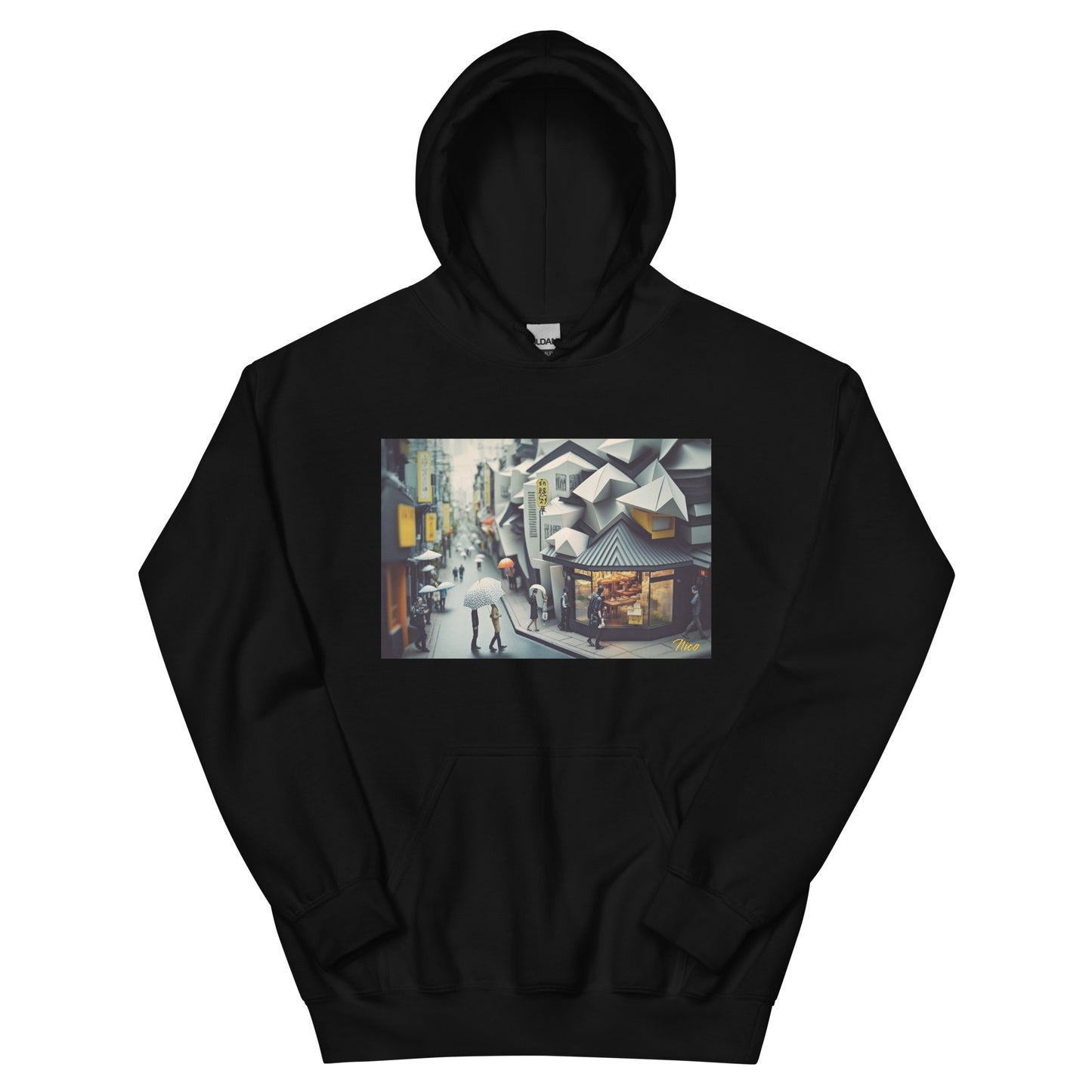 Oriental Rain Series Print #3 - Unisex Hoodie