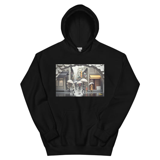 Oriental Rain Series Print #1 - Unisex Hoodie