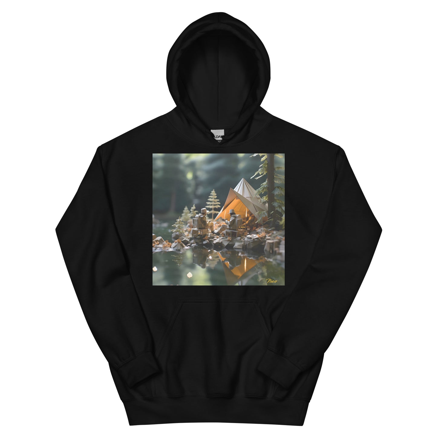 Relaxing By The Brook Series Print #10 - Unisex Hoodie