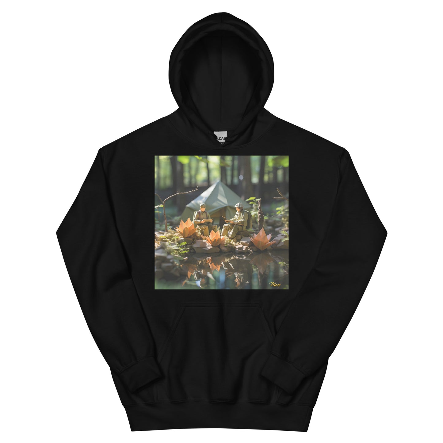 Relaxing By The Brook Series Print #7 - Unisex Hoodie