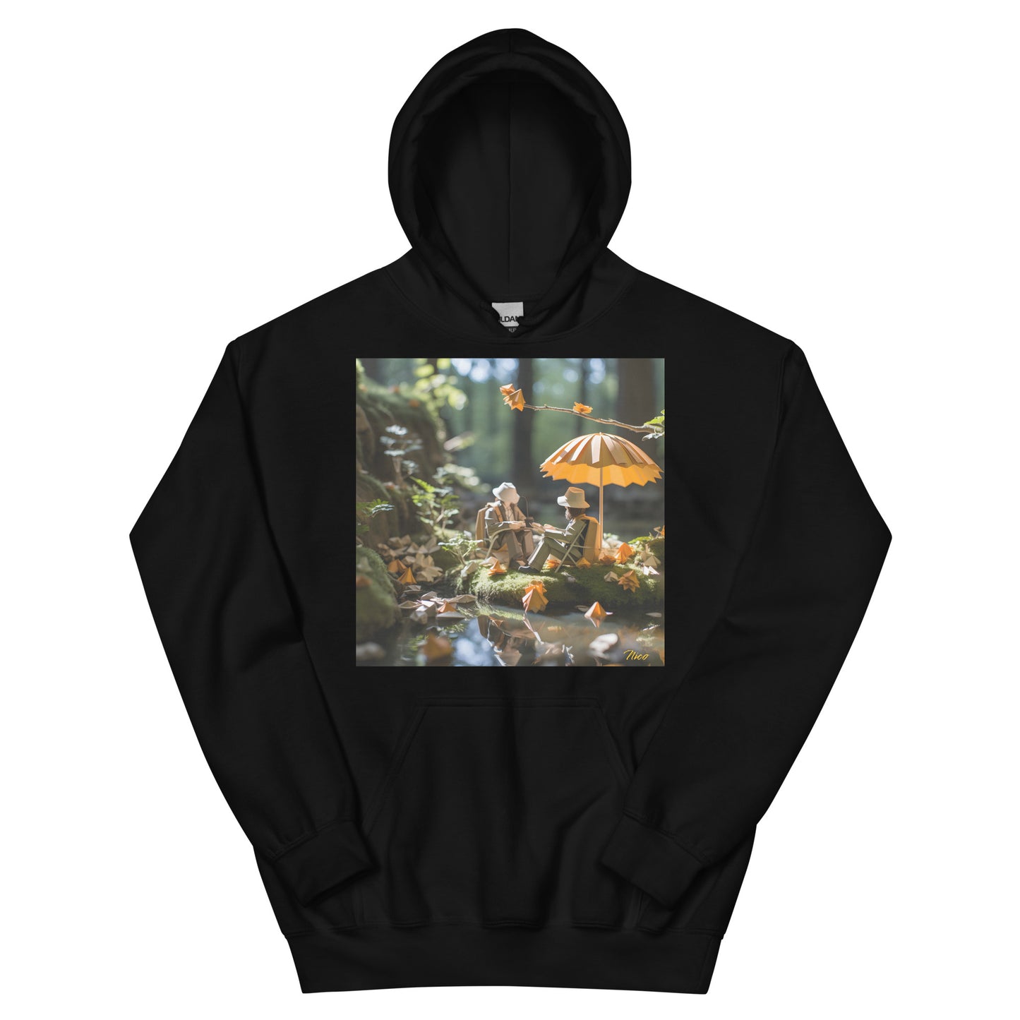 Relaxing By The Brook Series Print #2 - Unisex Hoodie