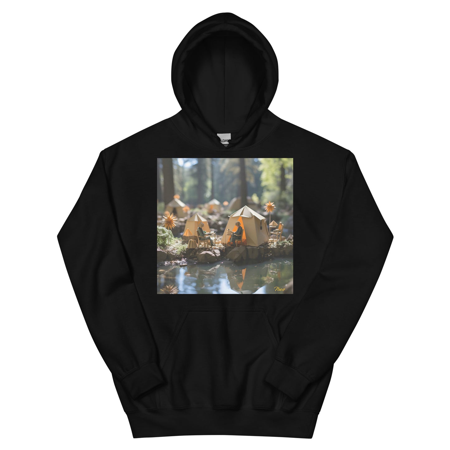 Relaxing By The Brook Series Print #4 - Unisex Hoodie