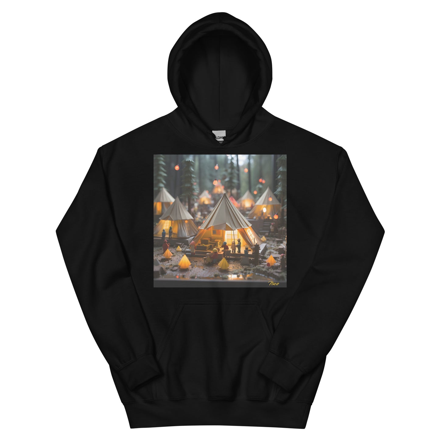 Camping In The Rain Series Print #10 - Unisex Hoodie