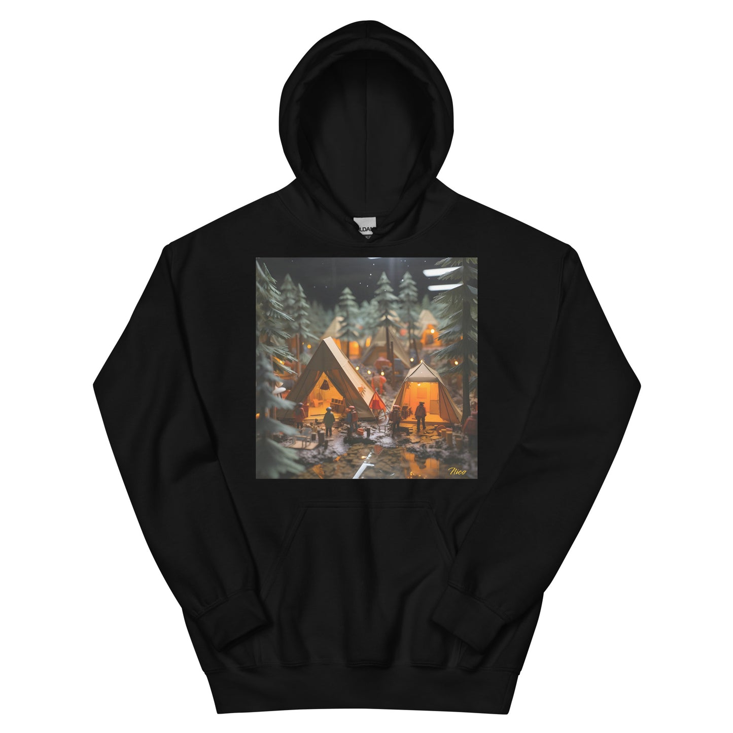 Camping In The Rain Series Print #9 - Unisex Hoodie