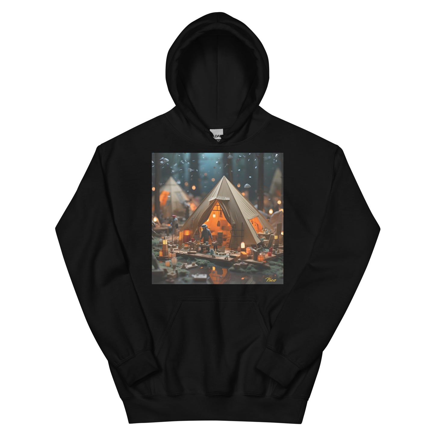 Camping In The Rain Series Print #8 - Unisex Hoodie