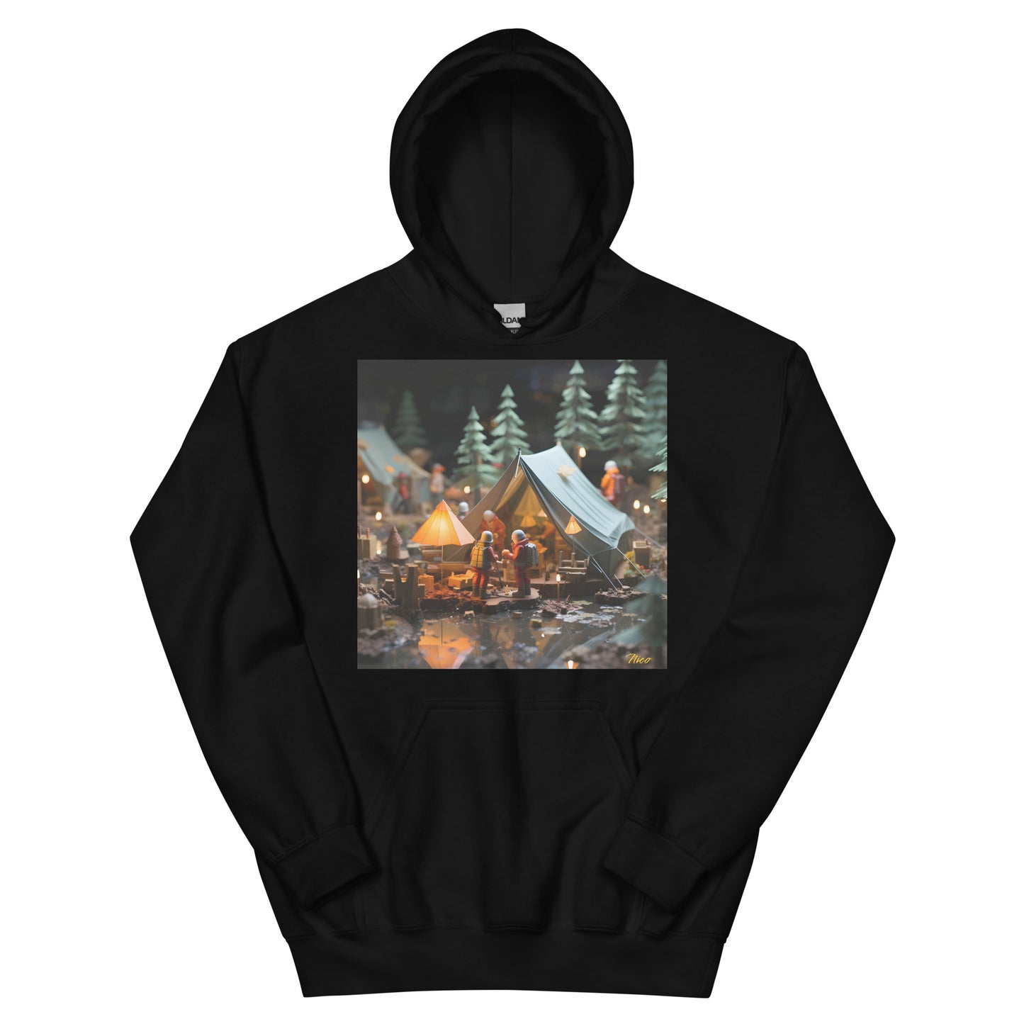 Camping In The Rain Series Print #7 - Unisex Hoodie