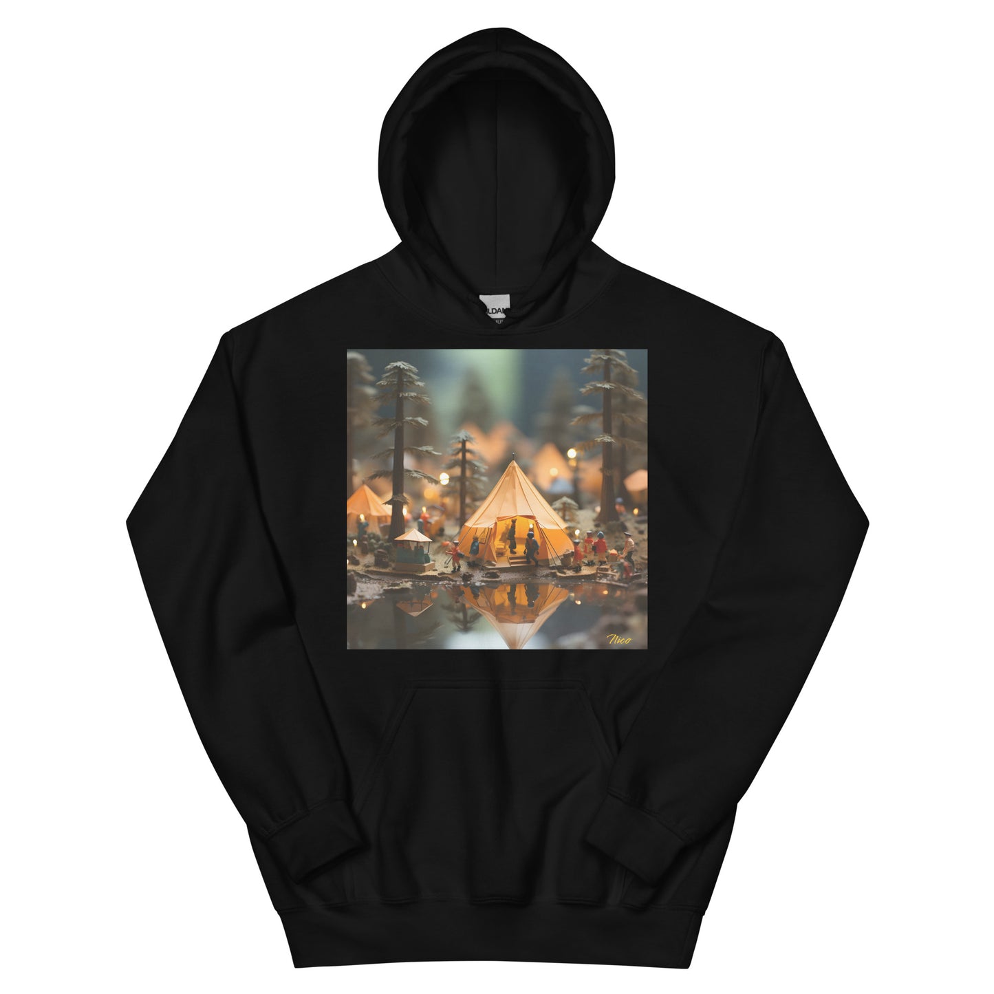 Camping In The Rain Series Print #6 - Unisex Hoodie