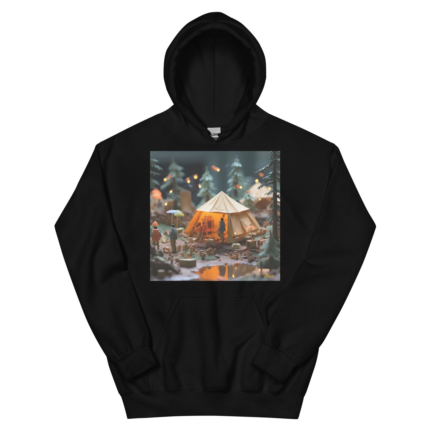 Camping In The Rain Series Print #3 - Unisex Hoodie