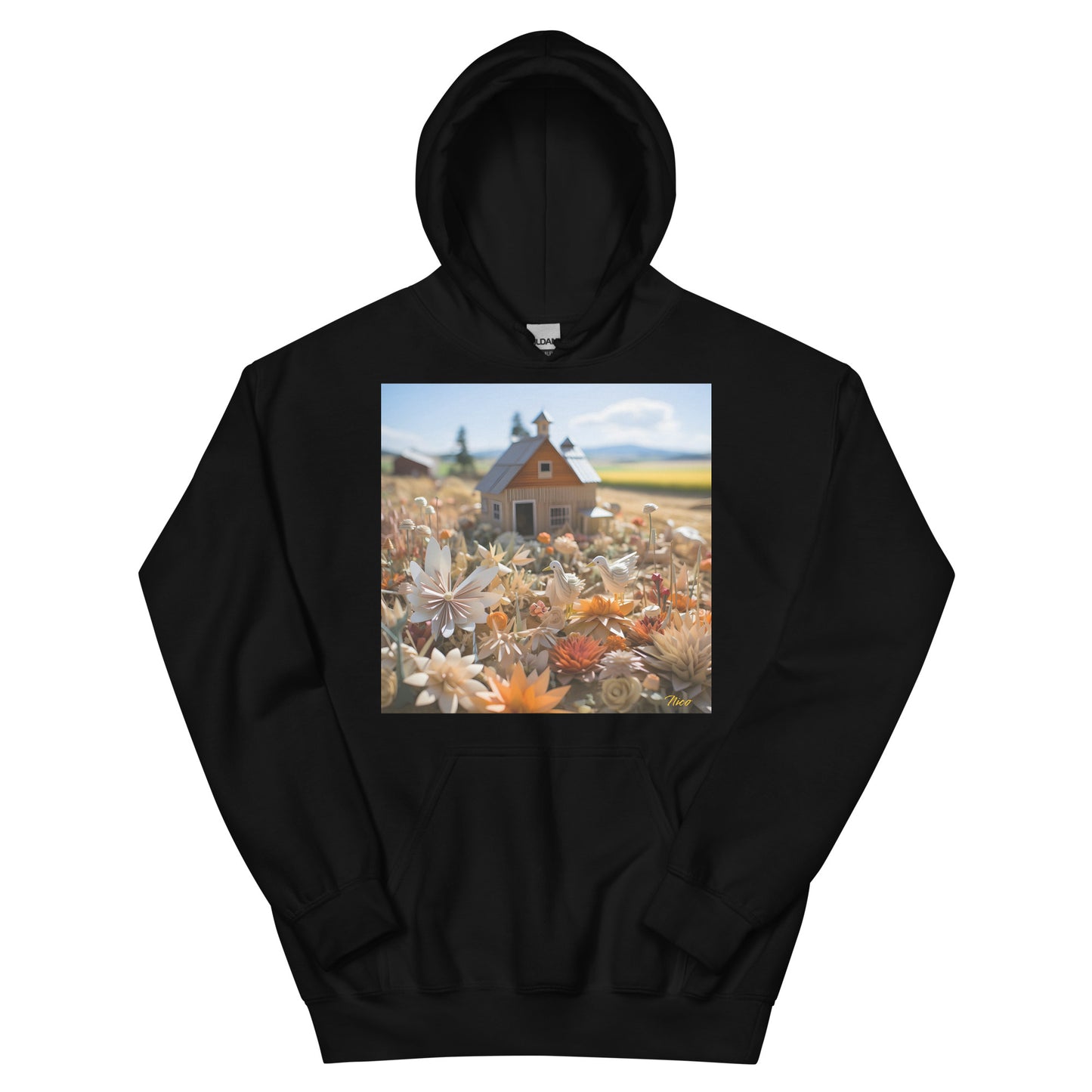 Meadow By The Farm Series Print #4 - Unisex Hoodie