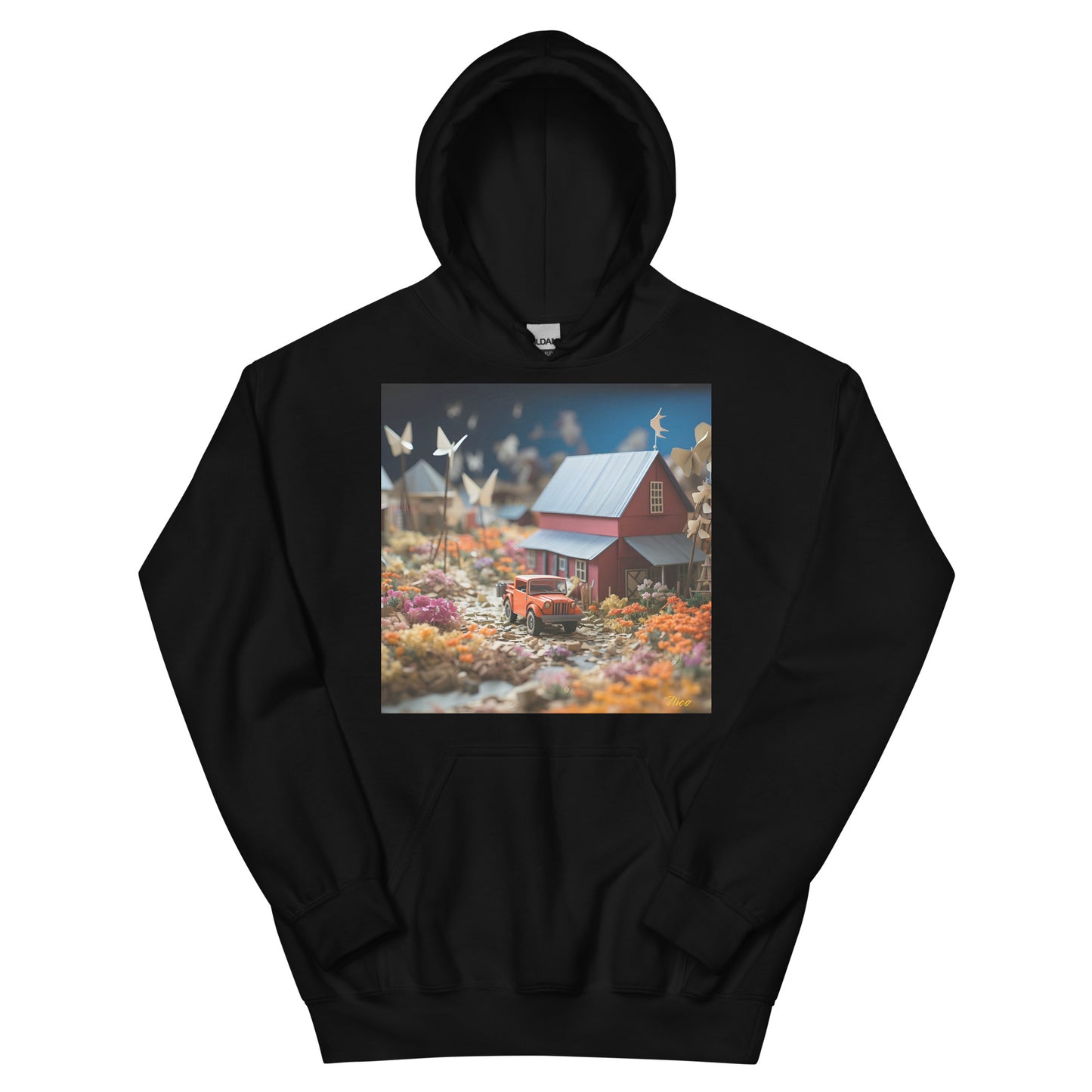 Meadow By The Farm Series Print #3 - Unisex Hoodie