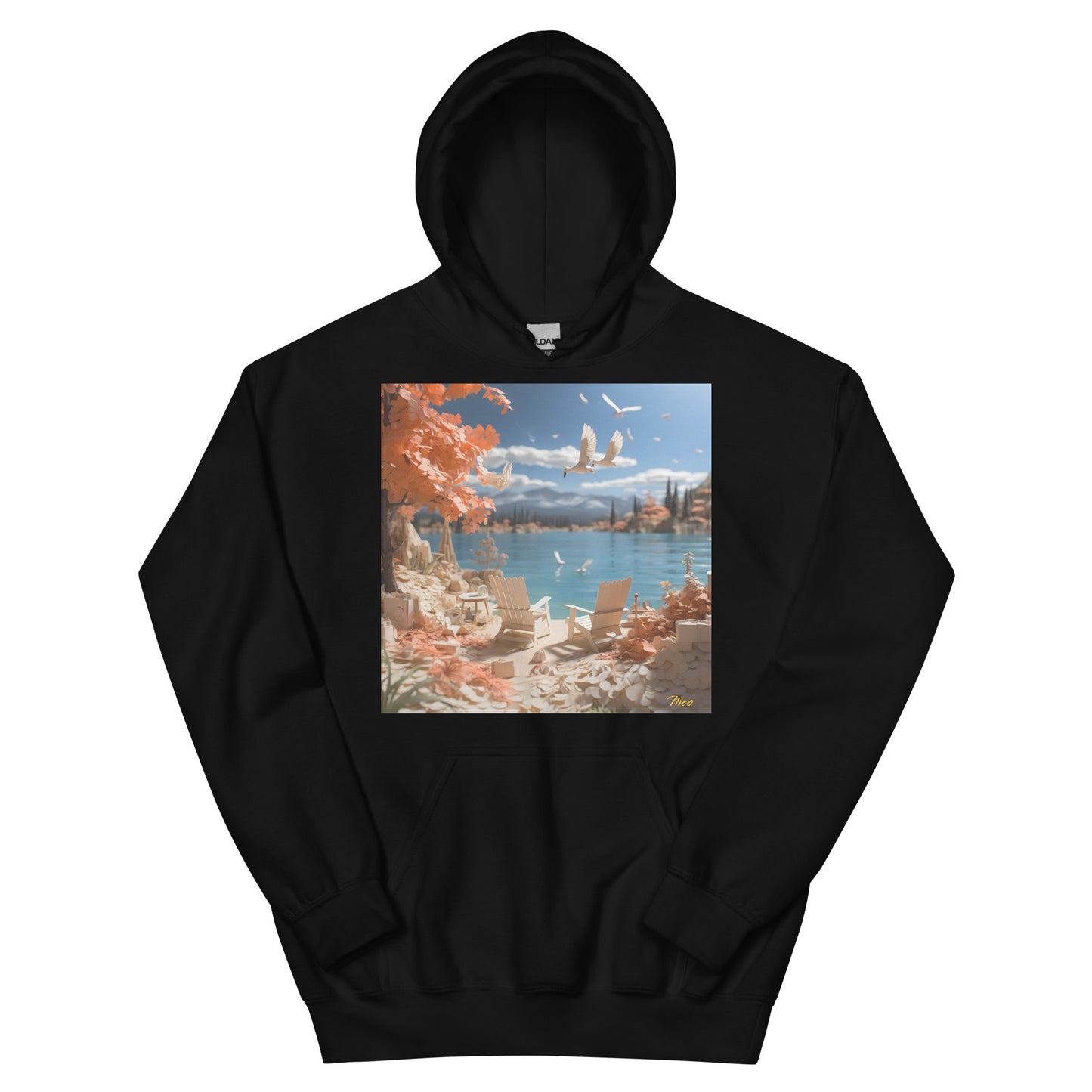 Mountain Lake Series Print #10 - Unisex Hoodie