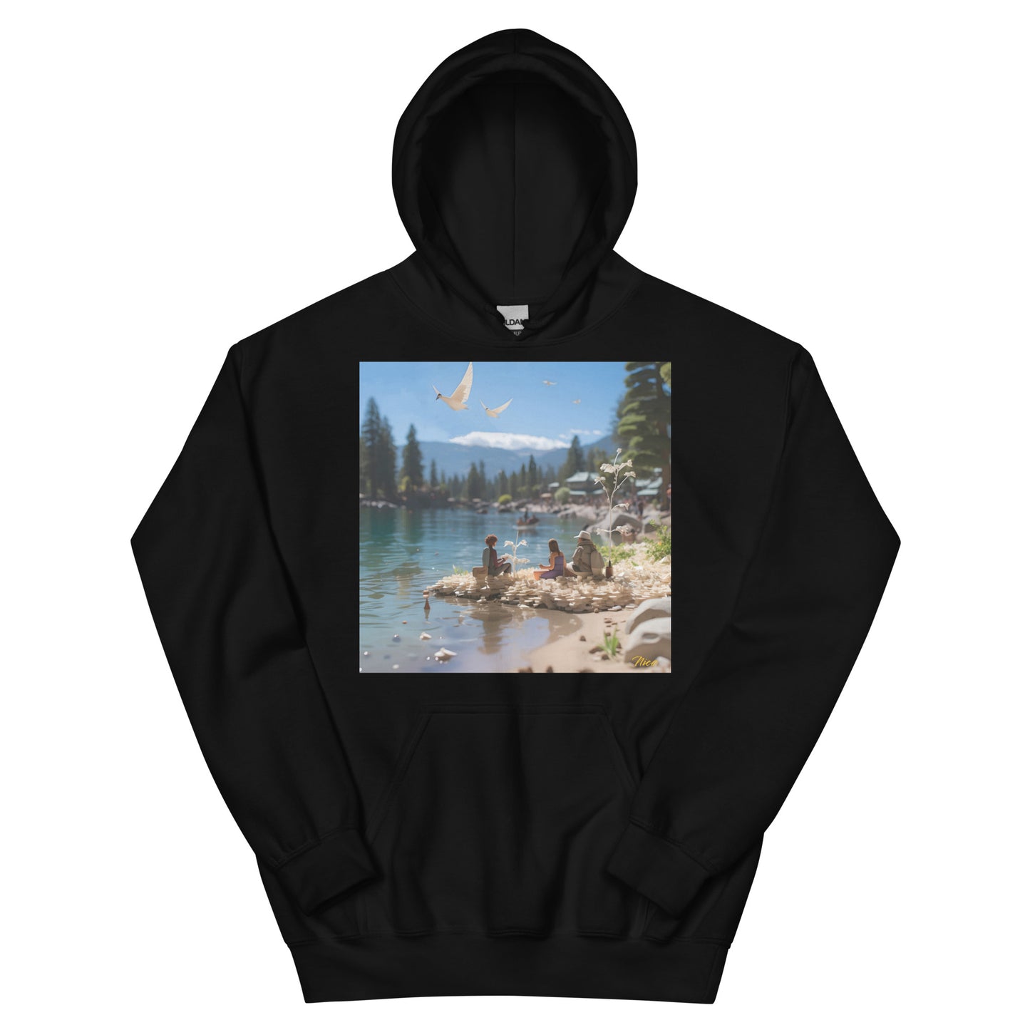 Mountain Lake Series Print #7 - Unisex Hoodie