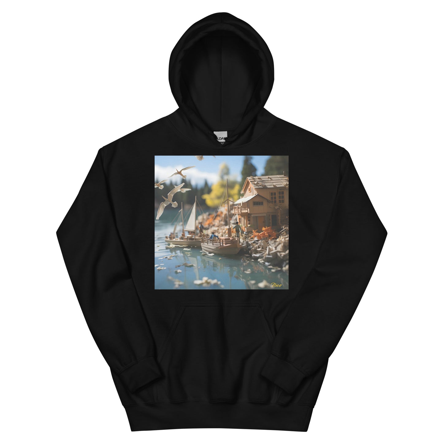 On The Docks By The Bay Series Print #8 - Unisex Hoodie