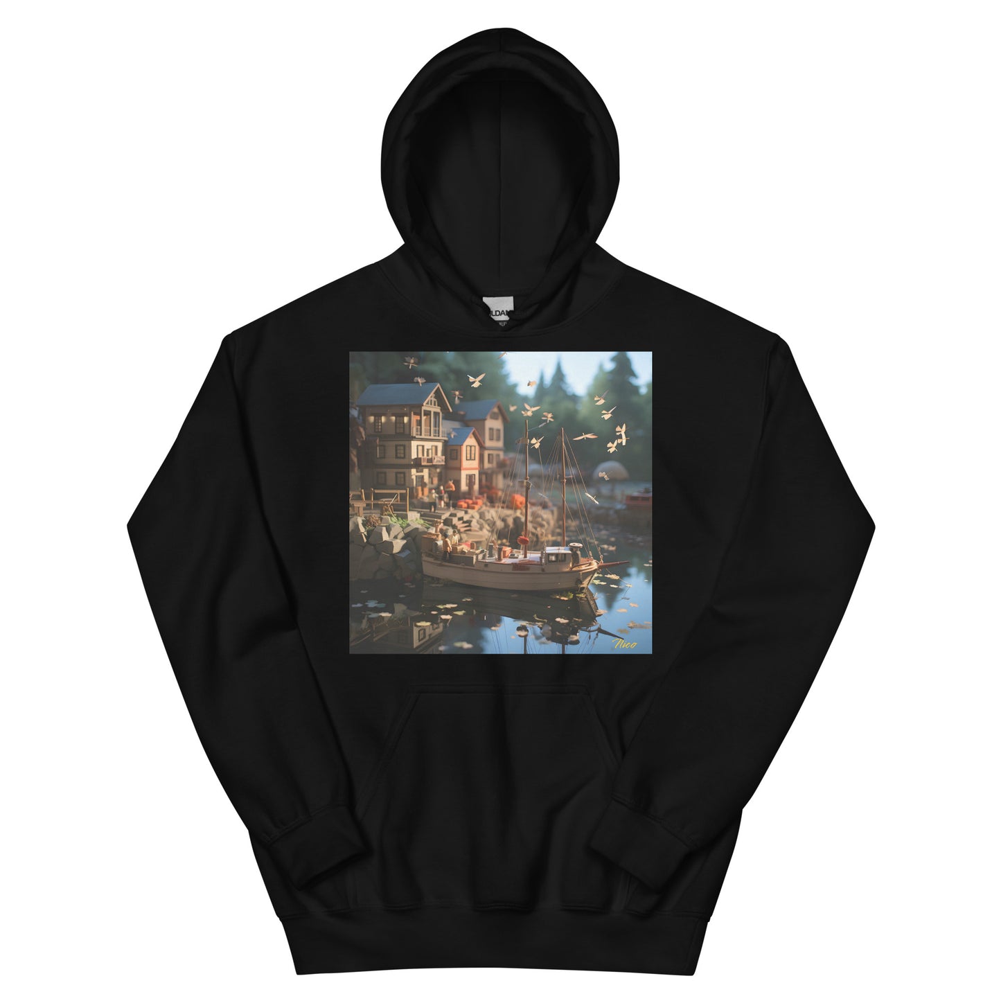 On The Docks By The Bay Series Print #7 - Unisex Hoodie