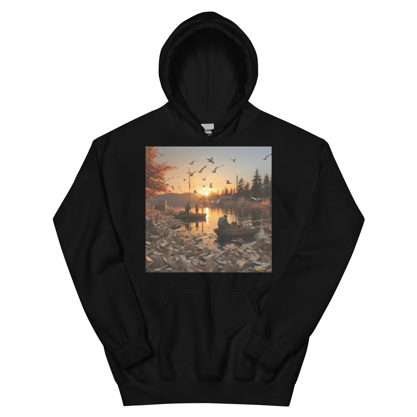 On The Docks By The Bay Series Print #4 - Unisex Hoodie