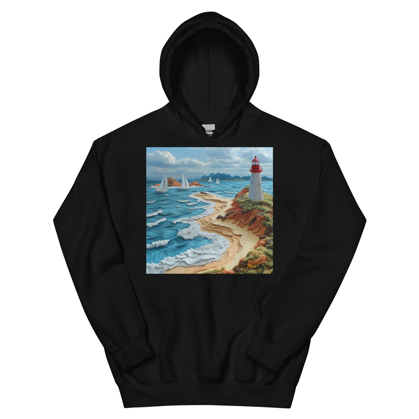 By The Seaside Series Print #4 - Unisex Hoodie