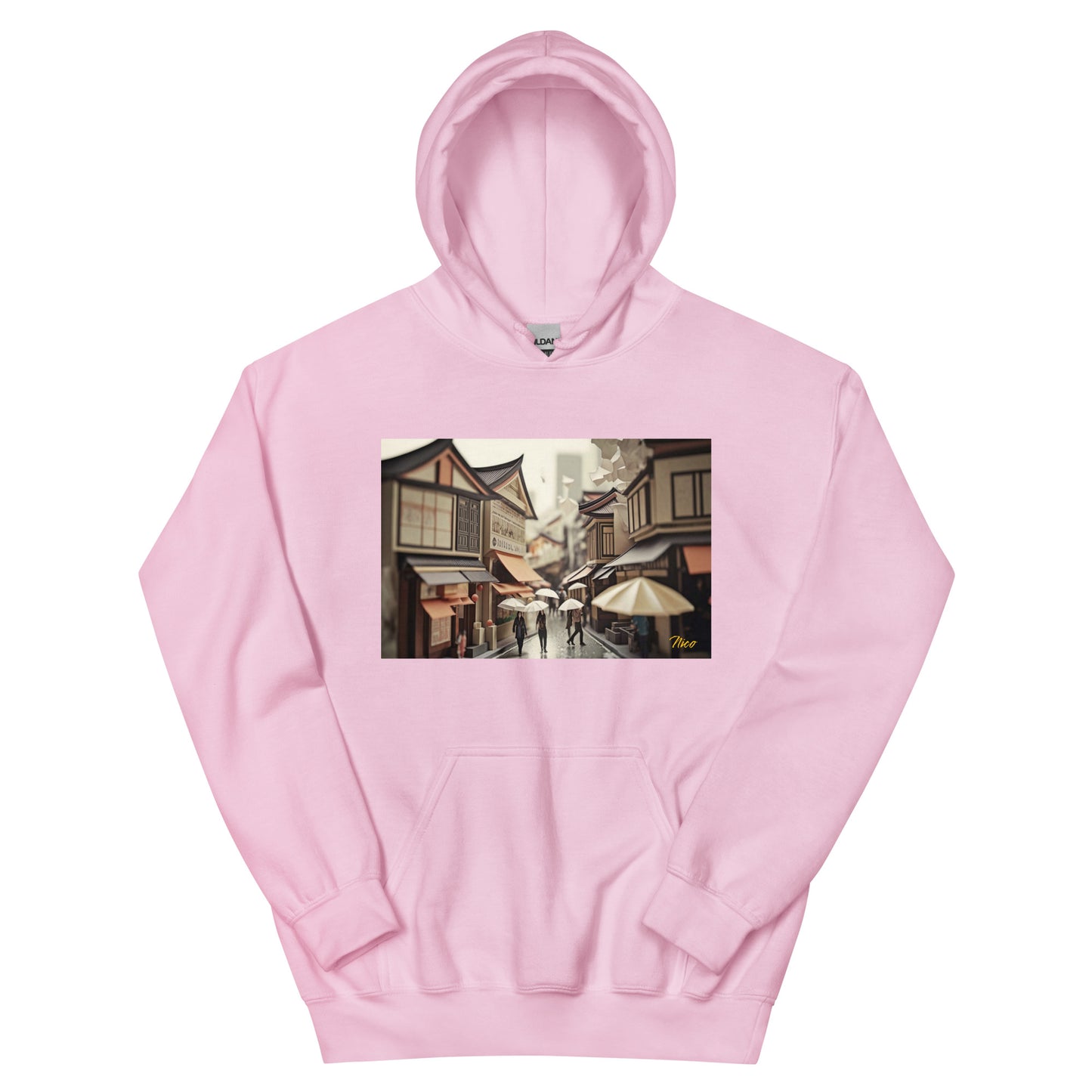 Oriental Rain Series Print #7 - Unisex Hoodie