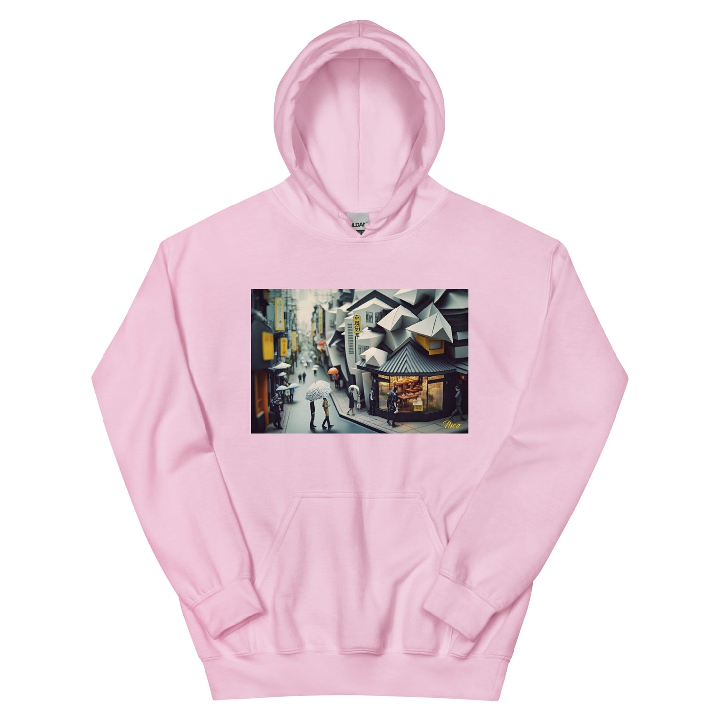 Oriental Rain Series Print #3 - Unisex Hoodie