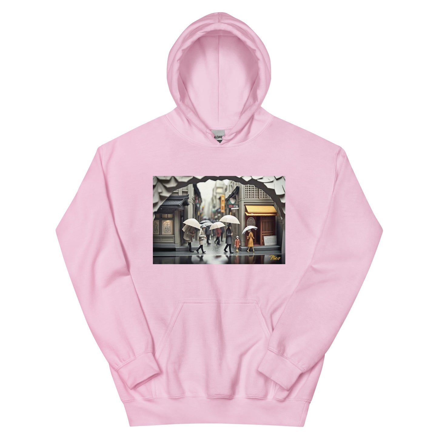 Oriental Rain Series Print #1 - Unisex Hoodie