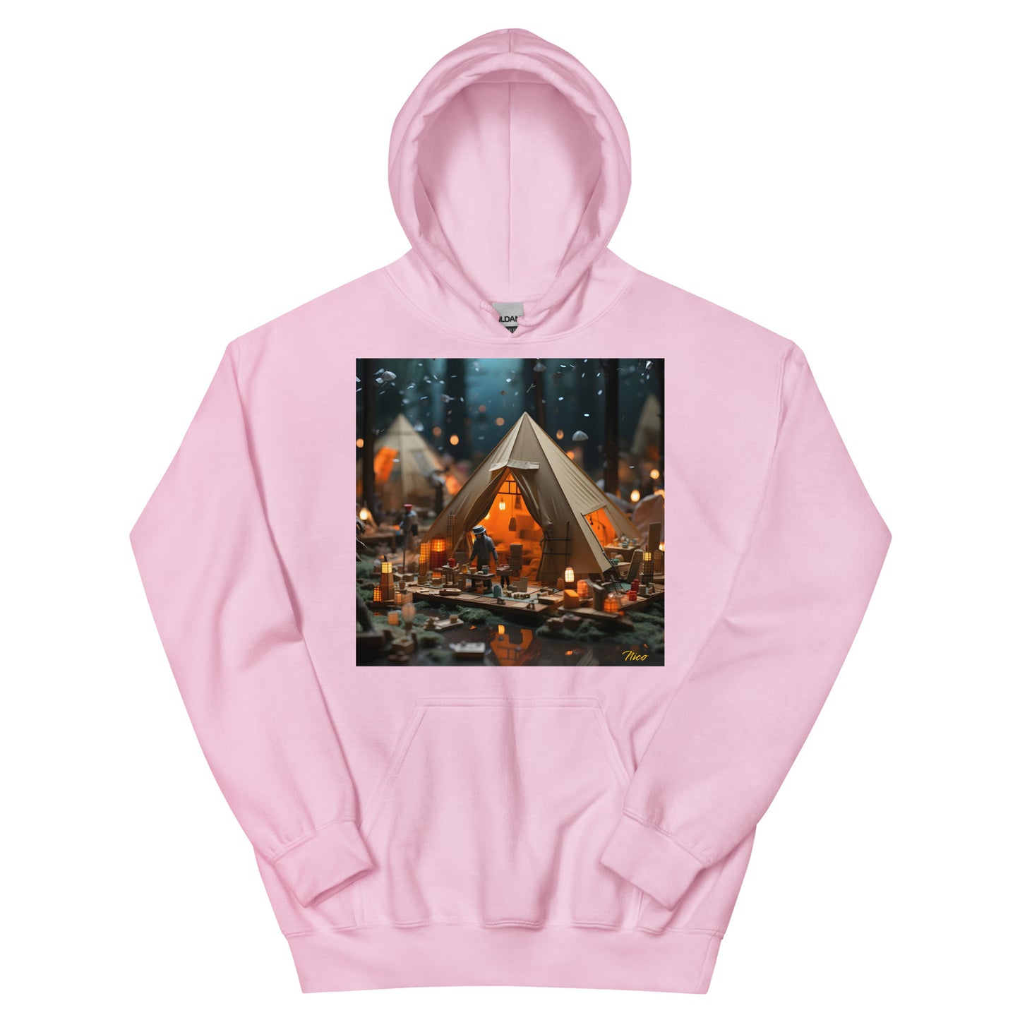 Camping In The Rain Series Print #8 - Unisex Hoodie