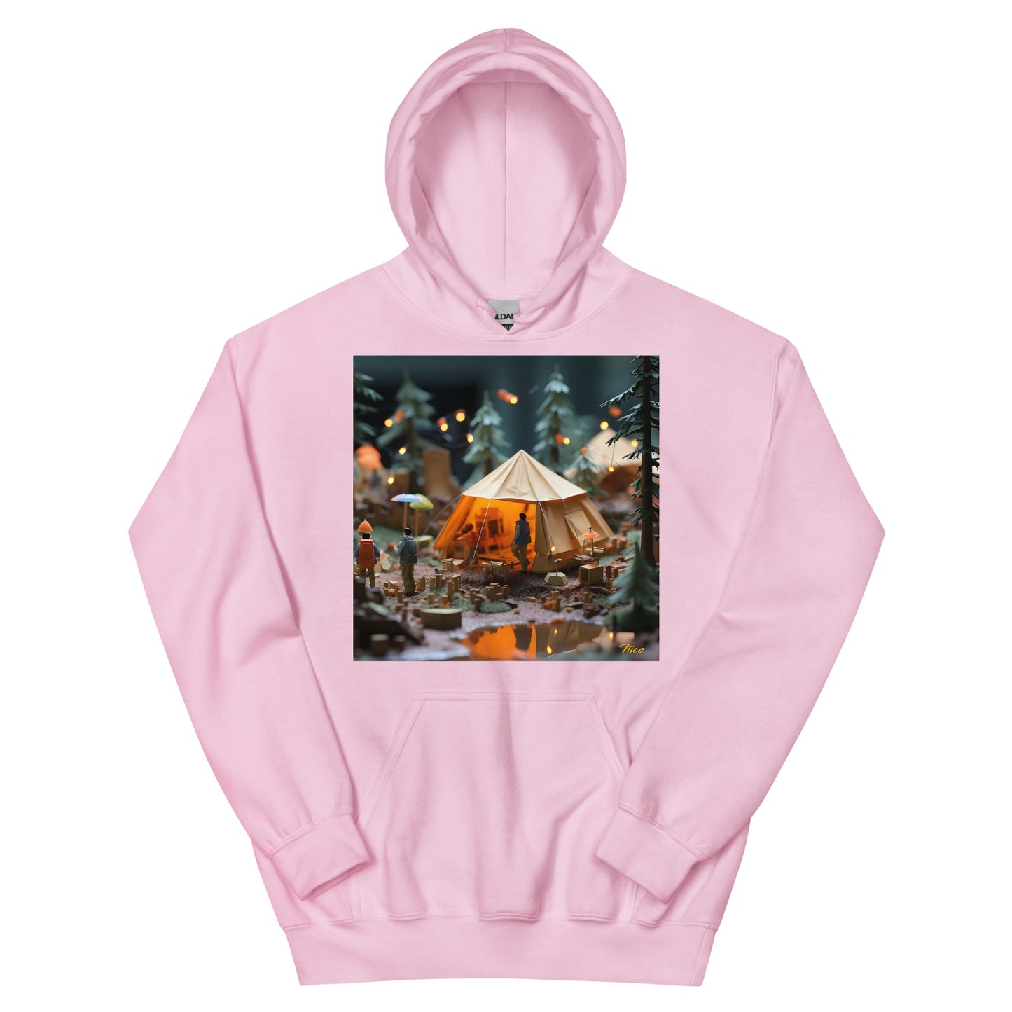 Camping In The Rain Series Print #3 - Unisex Hoodie