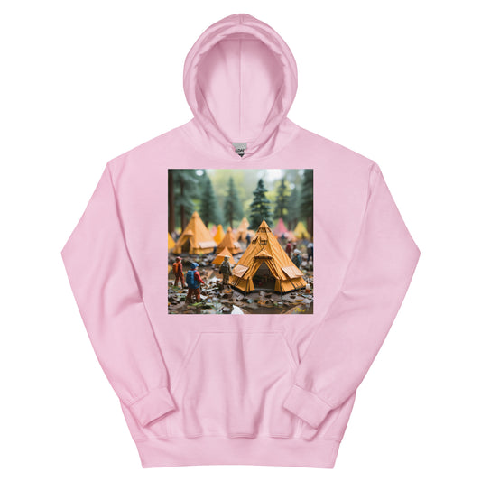 Camping In The Rain Series Print #1 - Unisex Hoodie