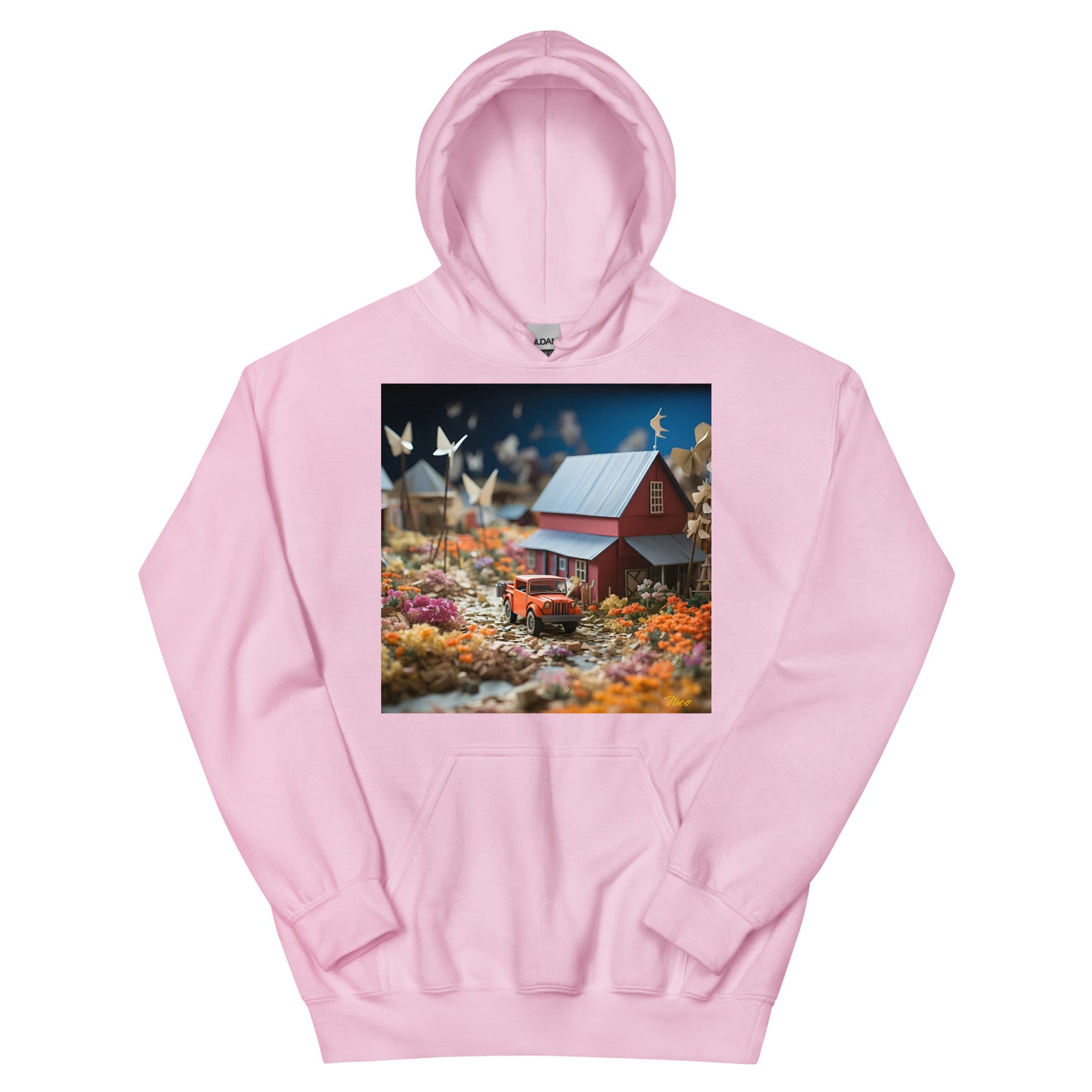 Meadow By The Farm Series Print #3 - Unisex Hoodie