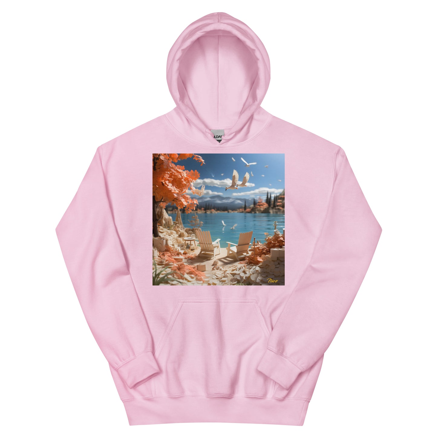 Mountain Lake Series Print #10 - Unisex Hoodie