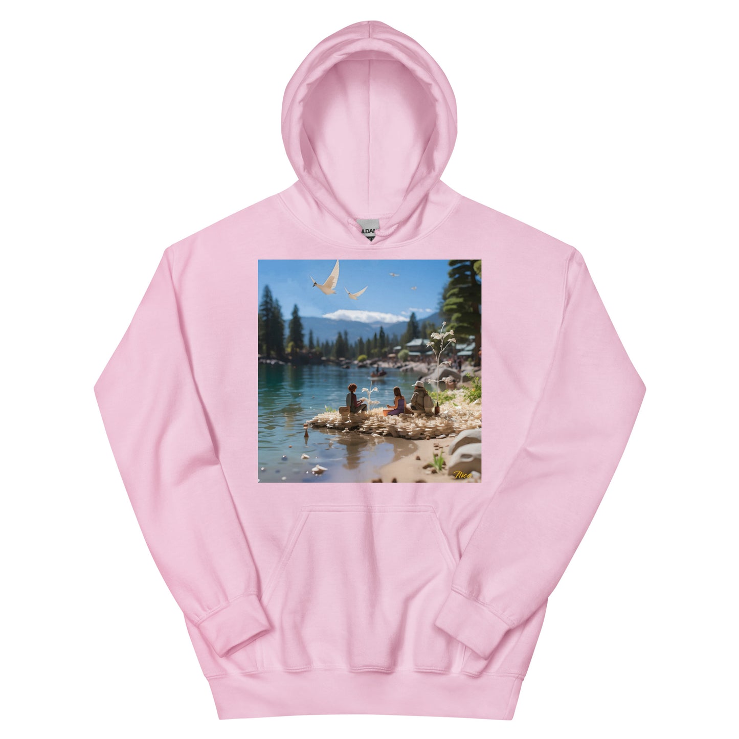 Mountain Lake Series Print #7 - Unisex Hoodie