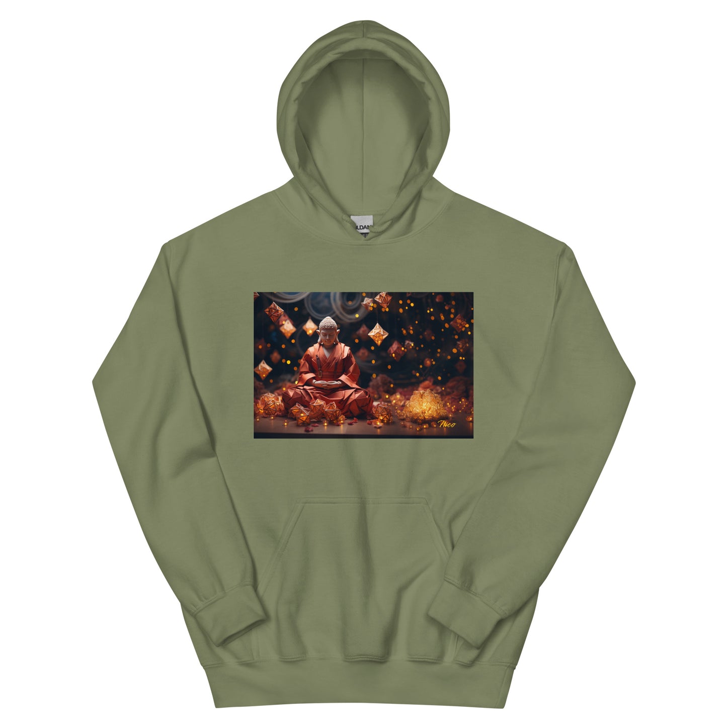 Ascending Buddha Series Print #7 Unisex Hoodie