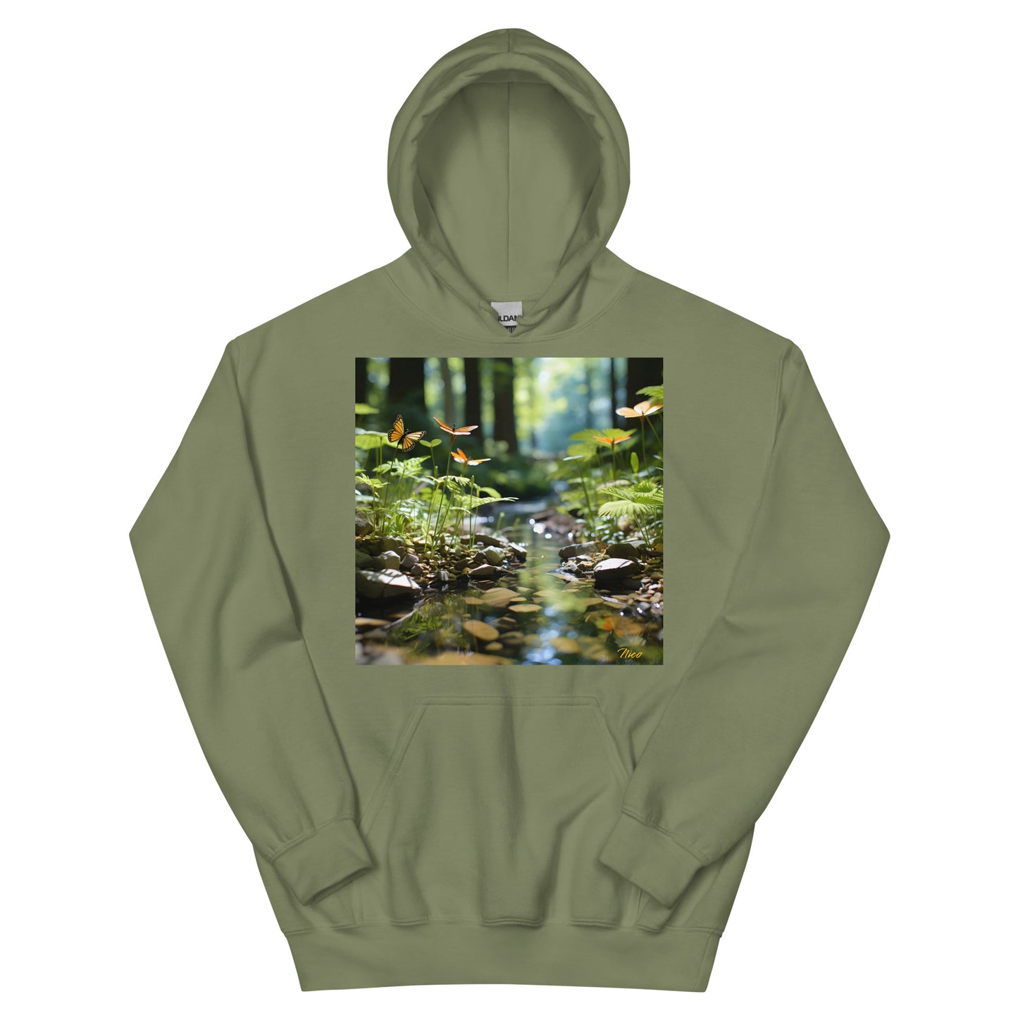 Relaxing By The Brook Series Print #9 - Unisex Hoodie