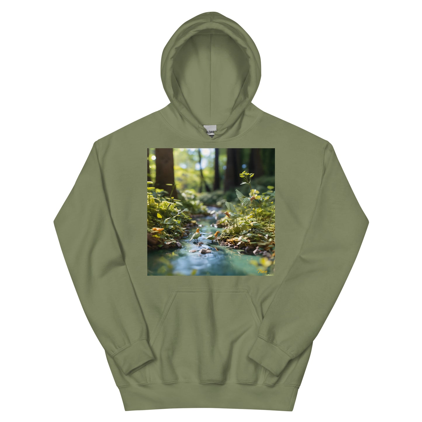 Relaxing By The Brook Series Print #8 - Unisex Hoodie