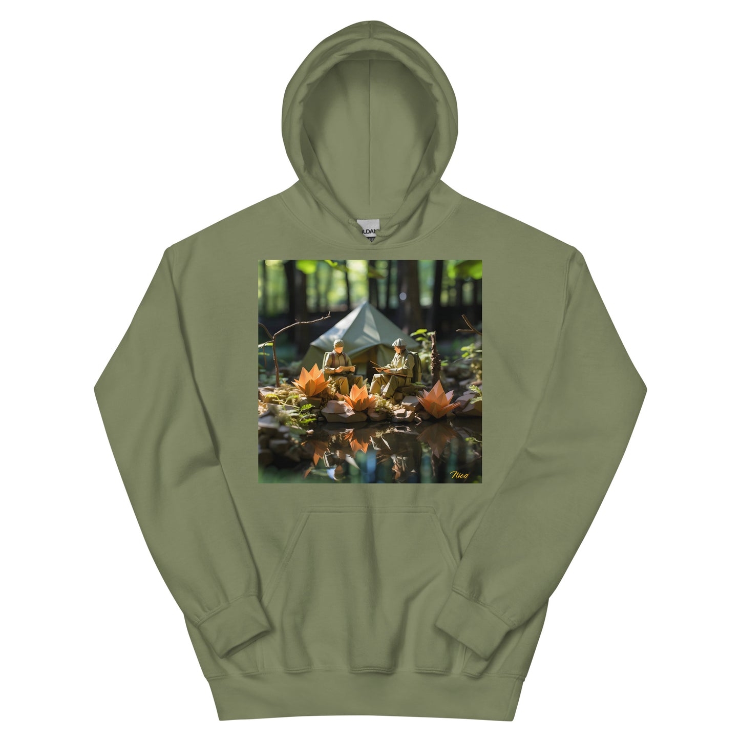 Relaxing By The Brook Series Print #7 - Unisex Hoodie