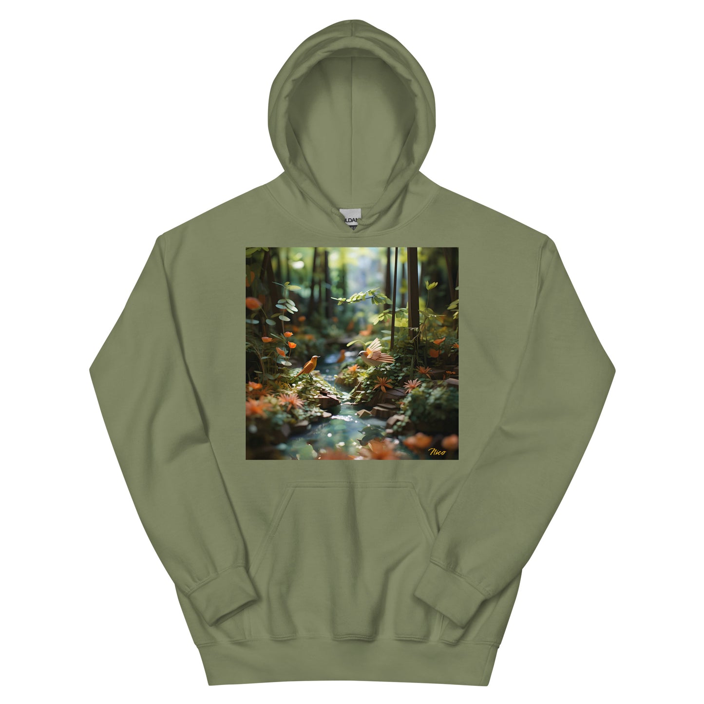 Relaxing By The Brook Series Print #6 - Unisex Hoodie