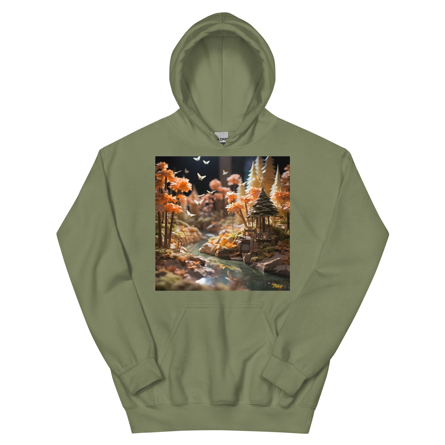 Relaxing By The Brook Series Print #3 - Unisex Hoodie