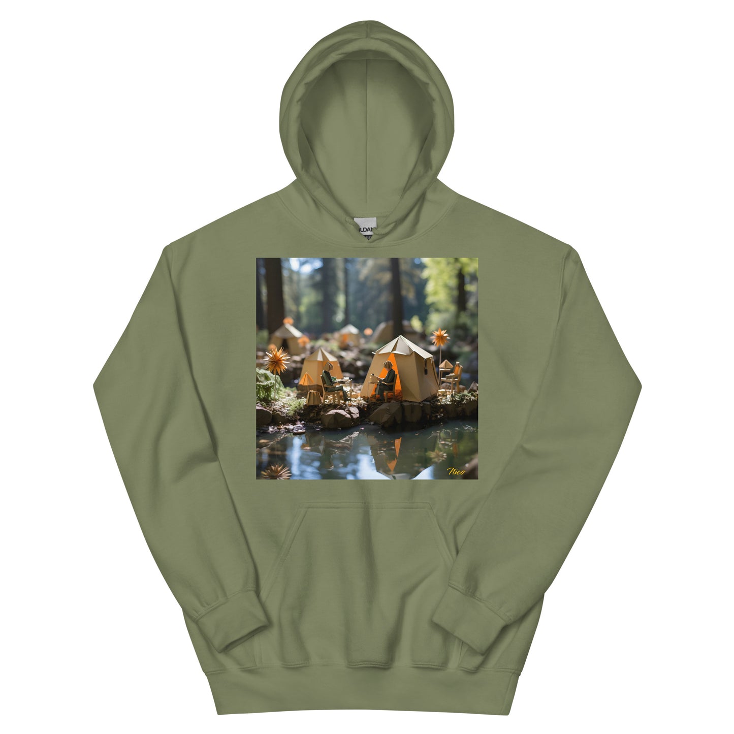 Relaxing By The Brook Series Print #4 - Unisex Hoodie