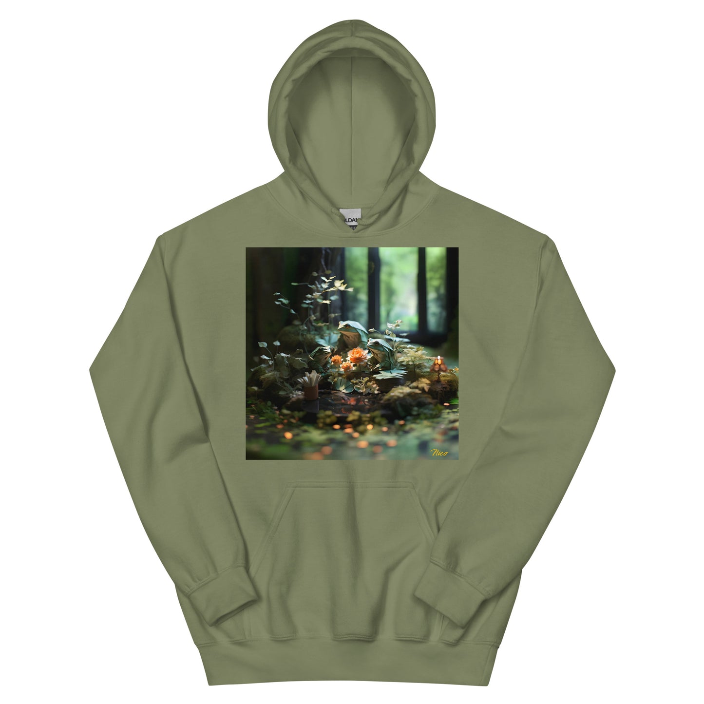 Relaxing By The Brook Series Print #1 - Unisex Hoodie