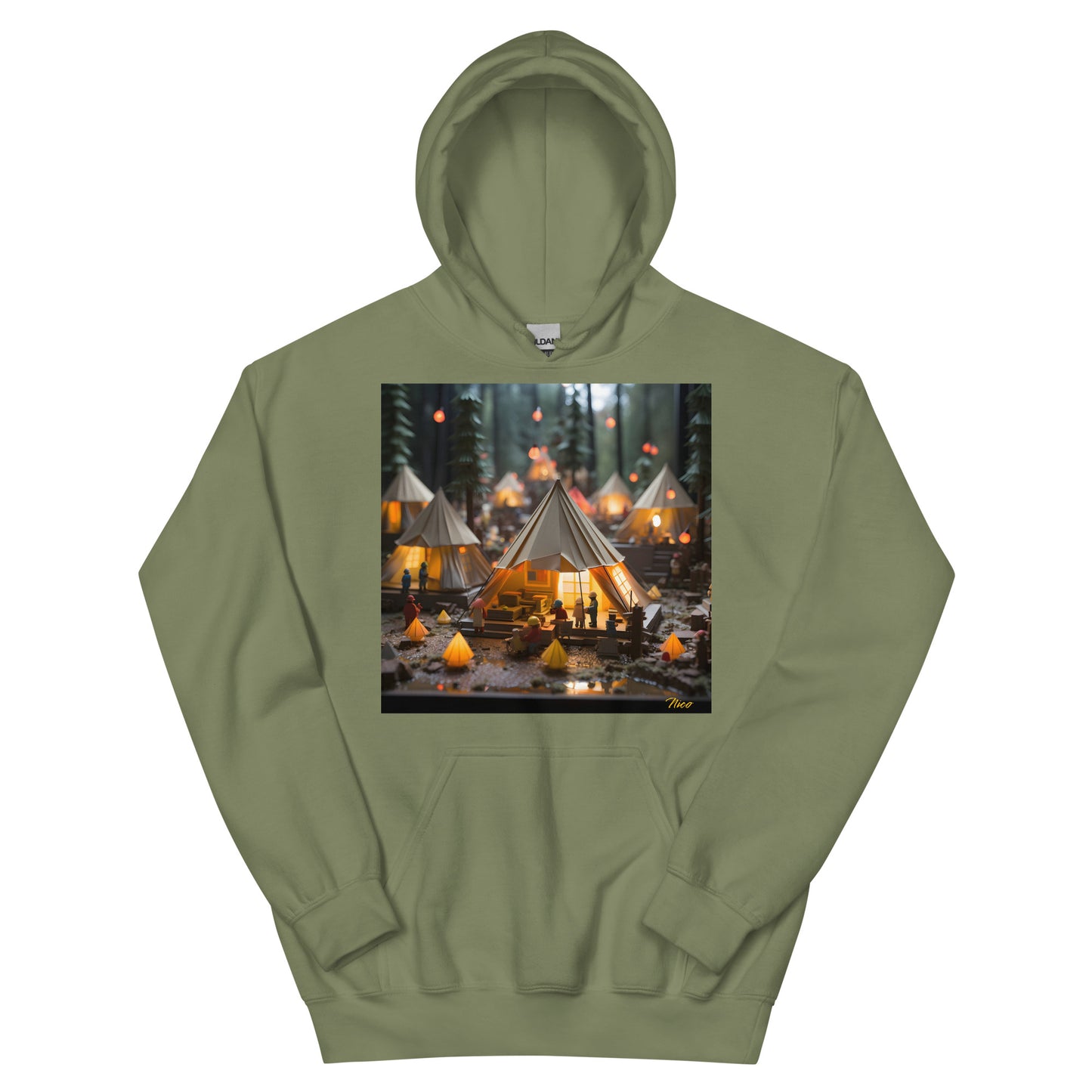 Camping In The Rain Series Print #10 - Unisex Hoodie