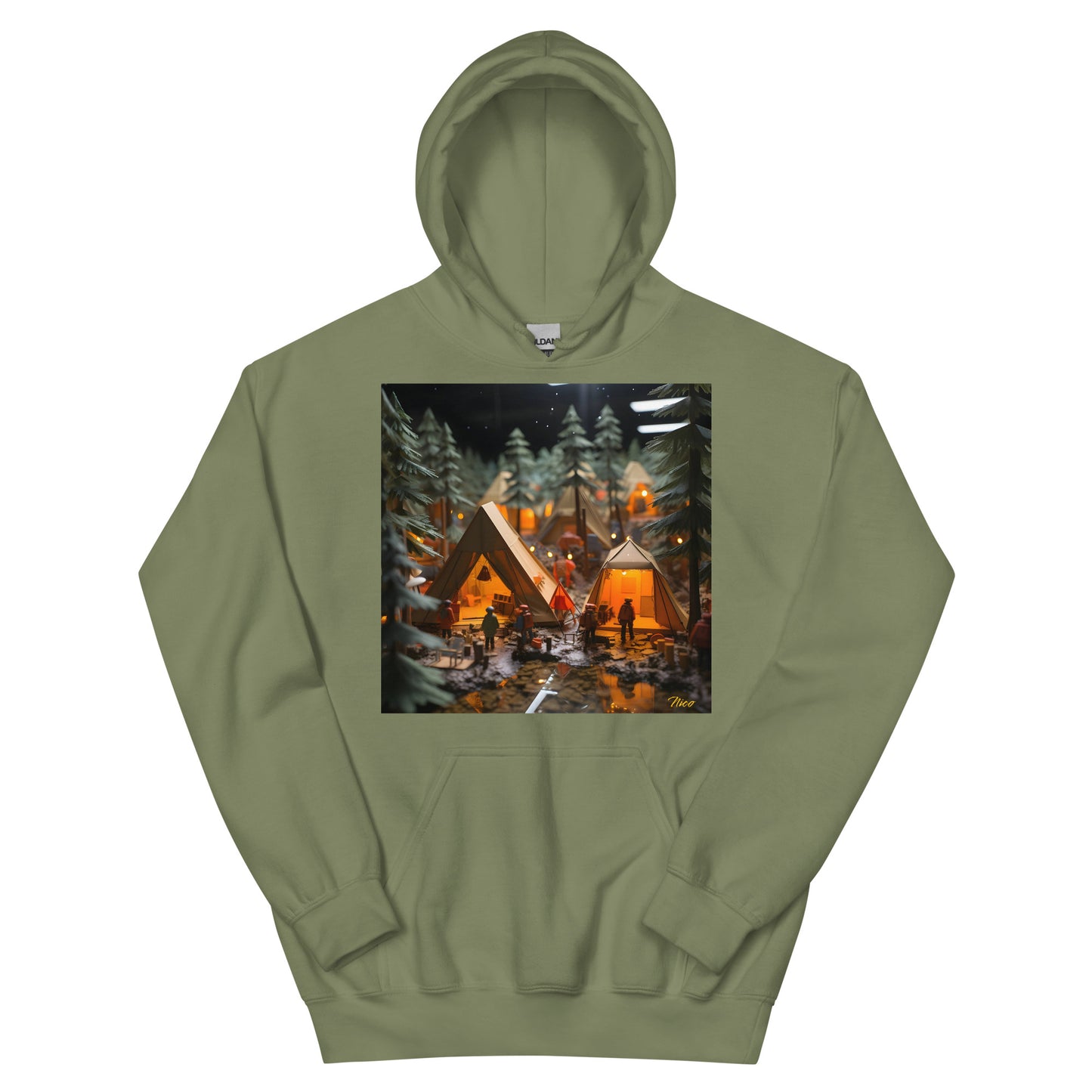 Camping In The Rain Series Print #9 - Unisex Hoodie