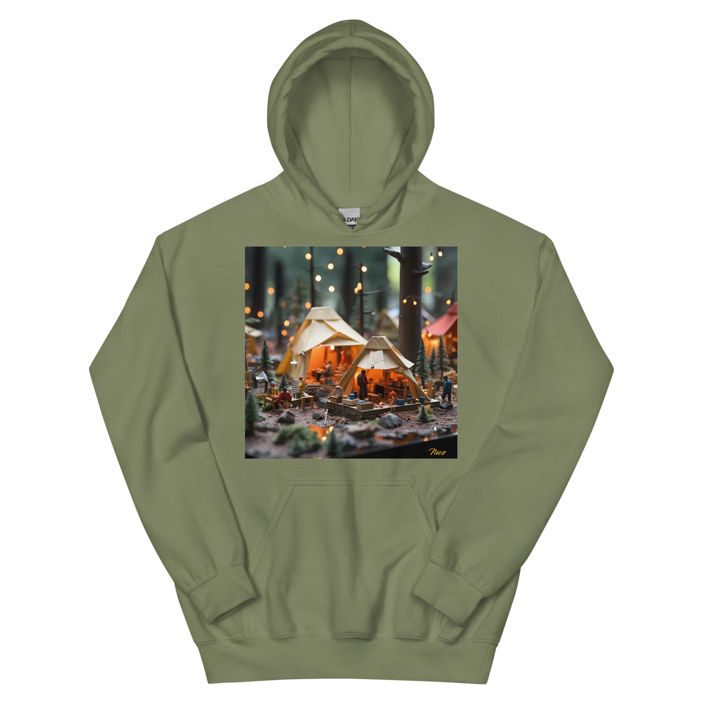 Camping In The Rain Series Print #4 - Unisex Hoodie