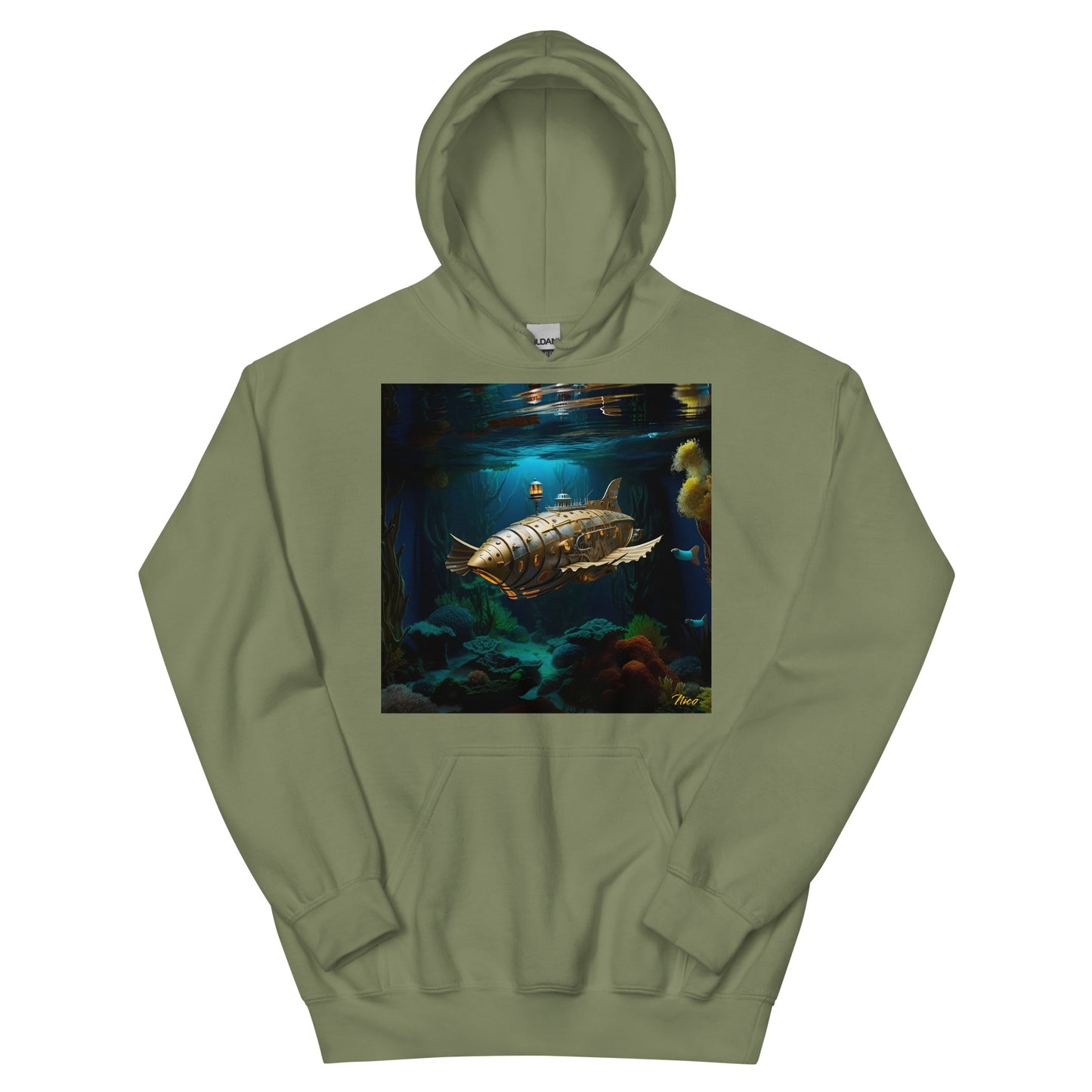 20,000 Leagues Under The Sea Series Print #9 - Unisex Hoodie